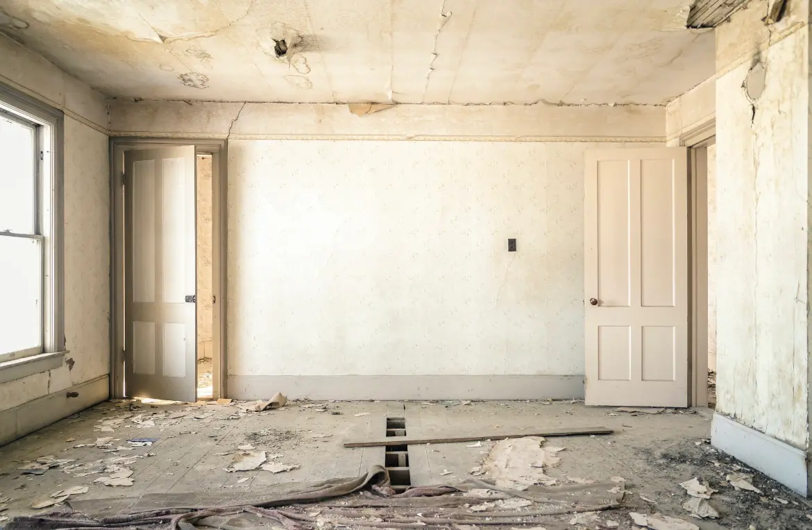 Waste disposal crew managing a cleanout project in Sunrise